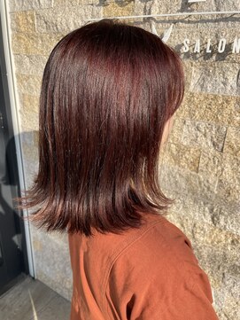 レシピ(recipe) ワインレッド