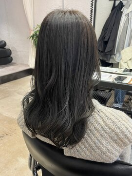 ピボット 北千住(PIVOT) ブリーチなし*ブルーグレージュ