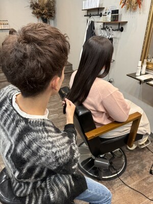 【岩国】ヘアケアはもちろん、ホームケアもアドバイス◎サロン帰りの美しい仕上がりをキープ◇