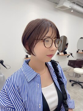 シー 柏(sii.) 【sii.柏】グレーベージュ　丸みショート