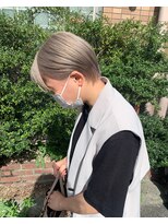 ウニレ バイ センス(unire by sense)&nbsp;【ショートに合うブリーチカラー】シルバーグレージュカラー