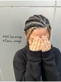 コーンロウ×ブレイズアレンジ/名定
