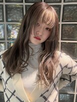 ペレ 梅田(PELE) 前髪/アンブレラカラー/こなれミディ/イメチェン/ウェーブパーマ