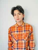 ヴィカーム(VICALM)&nbsp;メンズカット　センターパート　アップバング　ニュアンスパーマ