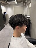 メンズマッシュ×波巻きパーマ(名古屋/栄/メンズ)