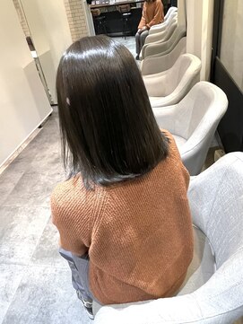 ナンバー ジルバ 立川(N° jillva) 韓国顔まわりレイヤーカット髪質改善透明感カラー20代30代40代