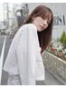 【太田指名】カット×透明感カラー×地毛風プレミアムストレート