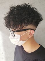 メンズ波巻きパーマ
