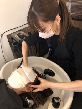 ビーダッシュヘアー2023(B' hair 2023)の写真/忙しい日々の中で、ほっと一息つきませんか？プチスパで心と髪をリフレッシュ！髪のダメージも優しくケア◎