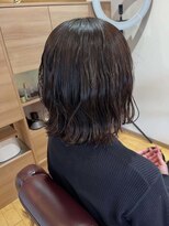 ヘアデザインフルーヴ(hair design fleuve) 切りっぱなしボブ