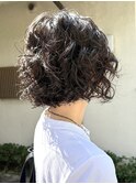 ボブパーマミニボブパーマレイヤーボブパーマくるくるパーマ