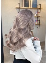 イル 大阪淀屋橋(i'll) 10代20代★大人かわいいダブルカラーブリーチミルクティーカラー