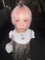 エゴ 池袋(EGO) ウルフカット ホワイトピンク 髪質改善