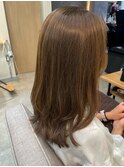 まろやかベージュ、ロングレイヤー