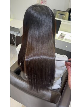 黒髪/グレージュカラー/ココアベージュ/［大阪京橋］