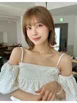 サンドパールス 仙台店(sand PALCE) ミニボブレイヤー/レイヤーカット/ショートボブ/顔周り韓国/仙台