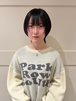 ビーハイブアヴェダ PARCO2店(BEHIVE AVEDA) ぱっつんショートウルフ【三橋由奈】