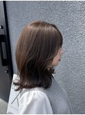 透明感グレージュ