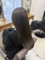 アーシェ 横浜店(A'SHE)&nbsp;カット×縮毛矯正×髪質改善で叶う艶感ナチュラルストレート