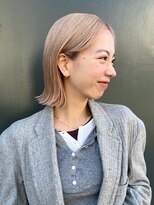 グリーンミドル(GREEN middle)&nbsp;外ハネボブ/結べるボブ/ハイトーンボブ/ホワイトピンクベージュ