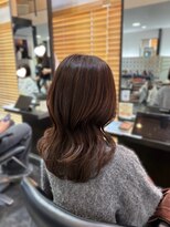 エクファ ヘア シェリル 草津 南草津店(ex-fa hair cherir) ピンクベージュ/アンブレラカラー/クールショート/前髪/南草津