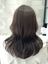 アリア イースト バイ エクラート 新宿東口店(ARiA east byECLART)&nbsp;オリーブベージュ×ミディアムレイヤー〔髪質改善/韓国ヘア〕