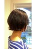 カット＋艶感グレイカラー＋選べる艶トリートメント