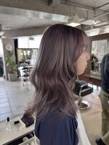 モモ(momo)&nbsp;人気インナーカラー/イヤリングカラー/ダブルカラー/ラベンダー