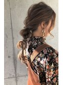 ヘアアレンジ/ルーズ 二次会/ブライダル/個性的 パーティー