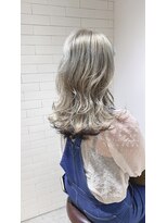 エイト 溝の口店(EIGHT)&nbsp;【EIGHT溝の口】お客様スタイル_デザインカラー切りっぱなしボブ