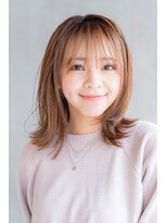 ケイト(kate)&nbsp;【kate】大宮☆　キャラメルベージュ×外ハネミディ