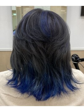 クオーラ ヘアサロン(Cuaura HAIR SALON) デザインブルーカラー