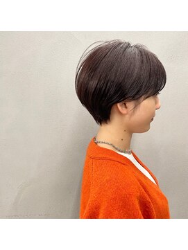 タグ(#tag) #コンパクトショート×ラベンダーブラウン