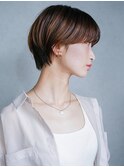 ★大人のくびれショート_ショコラアッシュふんわりカール_9304☆