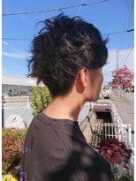 美容室ソニア くせ毛風パーマのツーブロックスタイル
