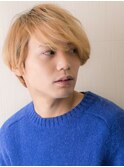 脱マンネリ！ハイトーンブロンドマッシュルームヘアQ南越谷