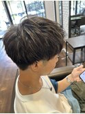 ショートマッシュ×Highlight