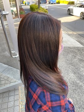 リーフ(Leaf) 前髪/マチルダボブ/ピンクベージュ/インナーグレージュ/武蔵浦和