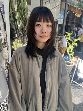 ナループロア ルームー(Nalu pu loa ROOMOO) 顔まわりカット/顔まわりレイヤー/レイヤーカット