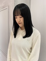 ヨーク(YOKE)&nbsp;【YOKE】ブルーブラック/顔まわりレイヤー/髪質改善/暗髪/艶髪