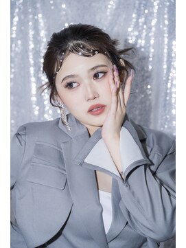 アジールヘア 池袋東口店(agir hair) 10代20代◎こなれエアリーカールシアベージュカラー池袋池袋東口