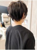 福山Caary20代30代40代50代60代小顔補正立体カットショートヘア.