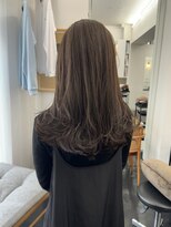 シベルバレー 横浜(sibell)&nbsp;＊ロング/切りっぱなし/ブラウン/ナチュラル