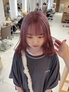 ヴァンカウンシル 金山(VANCOUNCIL kanayama) pink color × layer cut