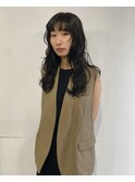 顔まわりもしっかり切り込むロングレイヤー可愛いです