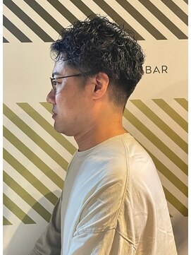 バーバーバー アカバネ(BARBER-BAR AKABANE) 気になるボリュームにポイントパーマ ビジネスマン#1