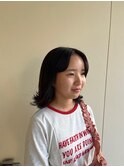 ボブカット＋チョコレートカラー
