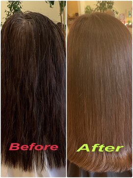 ピュアモード 髪質改善そとはねボブ