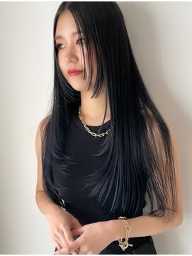 ファムエリア(FEMME AREA) ネイビーブラック　モードヘア