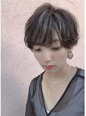 ハイライトマッシュショート